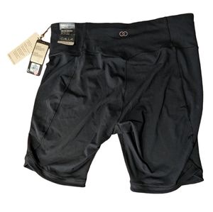 High Rise Bermuda Shorts XXL Women's Essential Collection Black NWT Plus Size